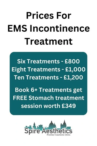 EMS Incontinence Treatment Prices Burgess Hill