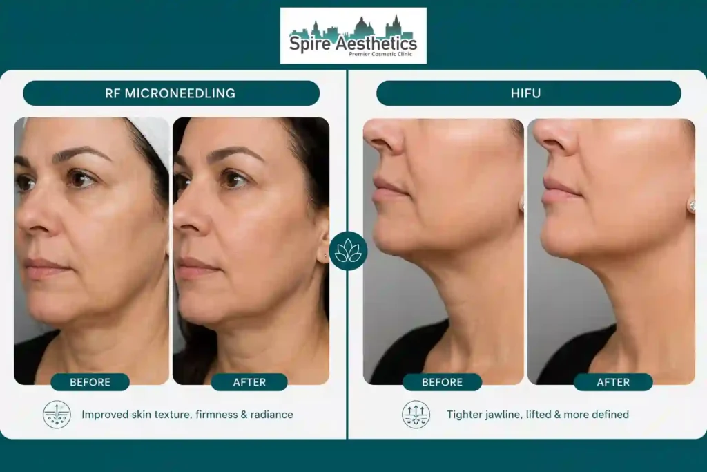 Can RF Microneedling and HIFU Be Combined Burgess Hill?